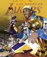 Kobe Bryant 2002 Championship Trophy Composite 02 - ©Photofile