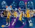 L.A. Lakers Then  Now Composite - ©Photofile